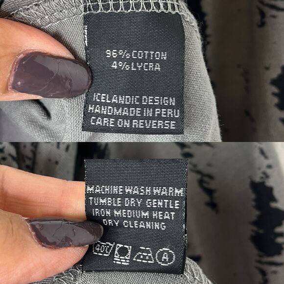 MxM Matthildur Handmade in Peru Lagenlook 3/4 Sleeve Dress Size XS Cotton casual - Picture 8 of 8